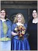 The Bride's sister, Bride, and the Maid of Honor.